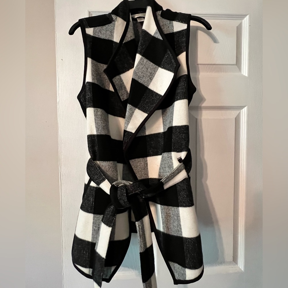 Christopher and banks plaid vest